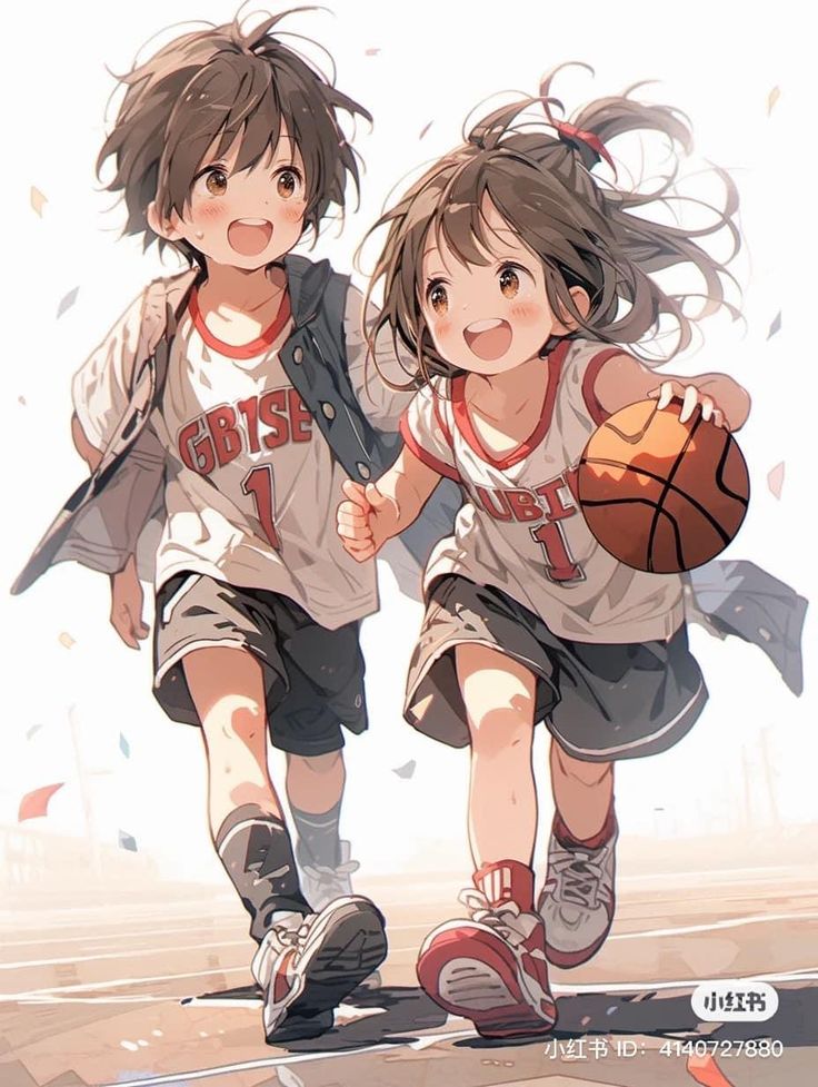 Boy and Girl Playing